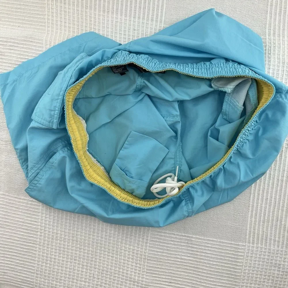 Polo Ralph Lauren Men's Lt Blue Swim Trunks Size XXL/2XL Inside Pocket‎ Unlined